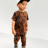 Short Sleeve Bamboo Two Piece Set in Wild Wild West
