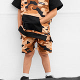 Short Sleeve Hoodie in Ranger