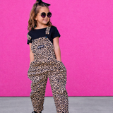 Overalls in Ava (Leopard)
