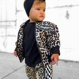 Bomber Jacket in Ava (Leopard)