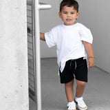 Relaxed Fit Shorts in Black