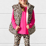 Puffer Vest in Ava (Leopard)