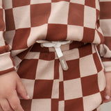 Organic Ribbed Set in Spiced Cider + Graham