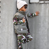 Puffer Vest in Olive
