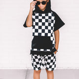 Short Sleeve Hoodie in Venice