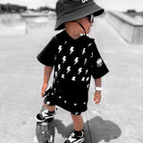 Short Sleeve Hoodie in Jagger
