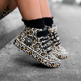 SK8TR Hi-Top in Ava (Leopard)