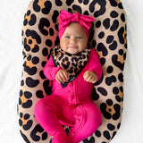 Bamboo Bandana Bib in Ava (Leopard)