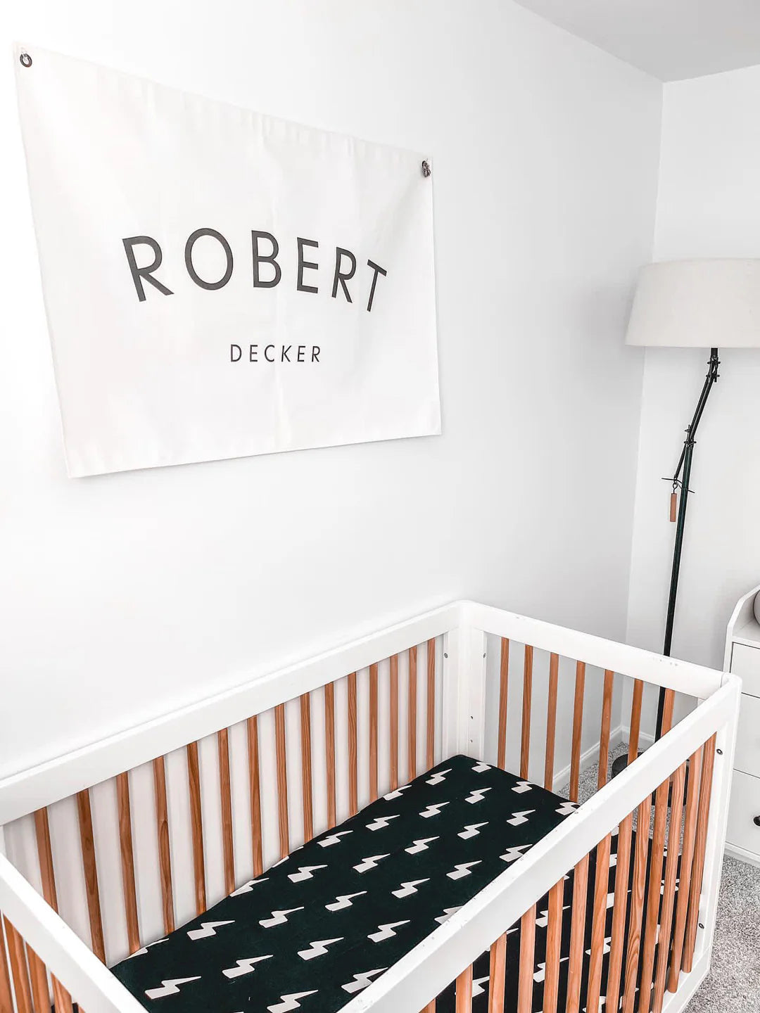 Bamboo Crib Sheet - Jagger - Rebel Bro