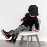 RB x LB The Core-Classic Midi Boot in Black / Taupe - Rebel Bro