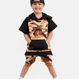 Short Sleeve Hoodie in Ranger