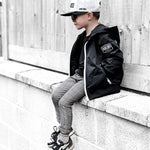Live Fast Hydro Bomber Jacket in Black (FINAL SALE) - Rebel Bro