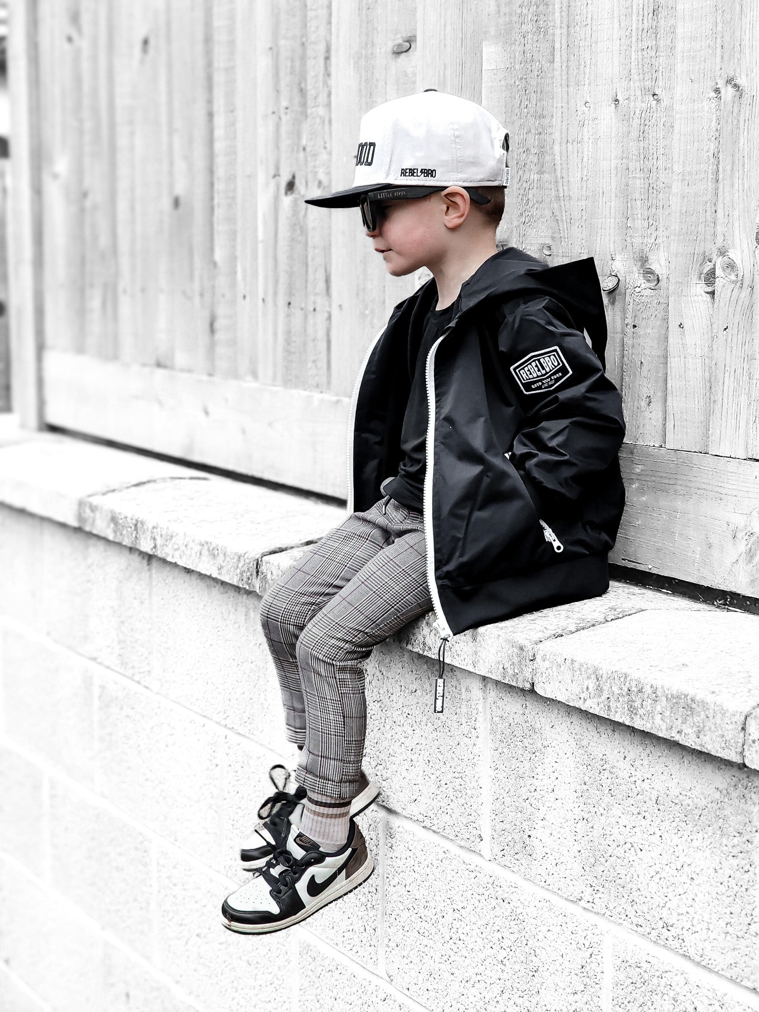 Live Fast Hydro Bomber Jacket in Black (FINAL SALE)