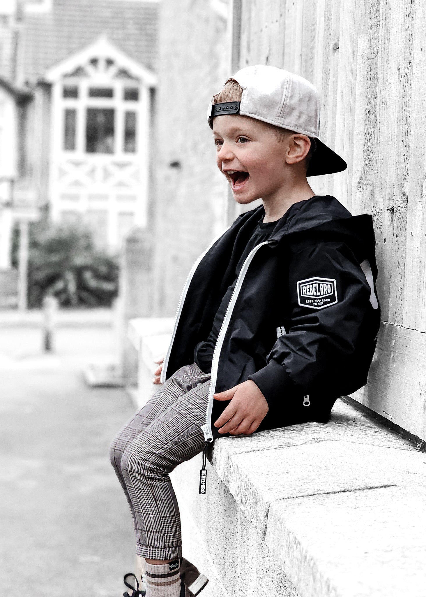 Live Fast Hydro Bomber Jacket in Black (FINAL SALE)