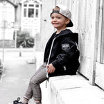Live Fast Hydro Bomber Jacket in Black (FINAL SALE) - Rebel Bro