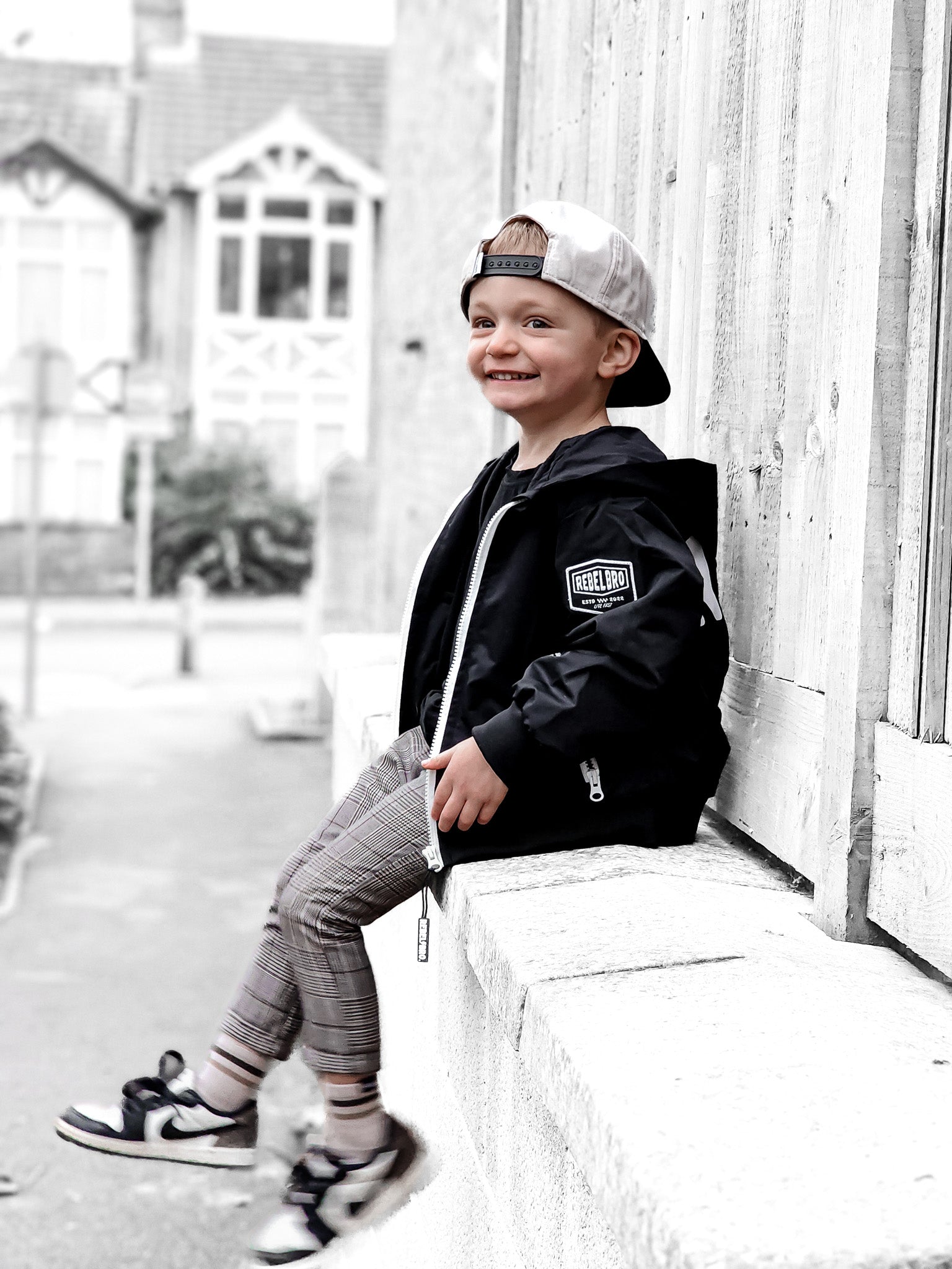 Live Fast Hydro Bomber Jacket in Black (FINAL SALE)