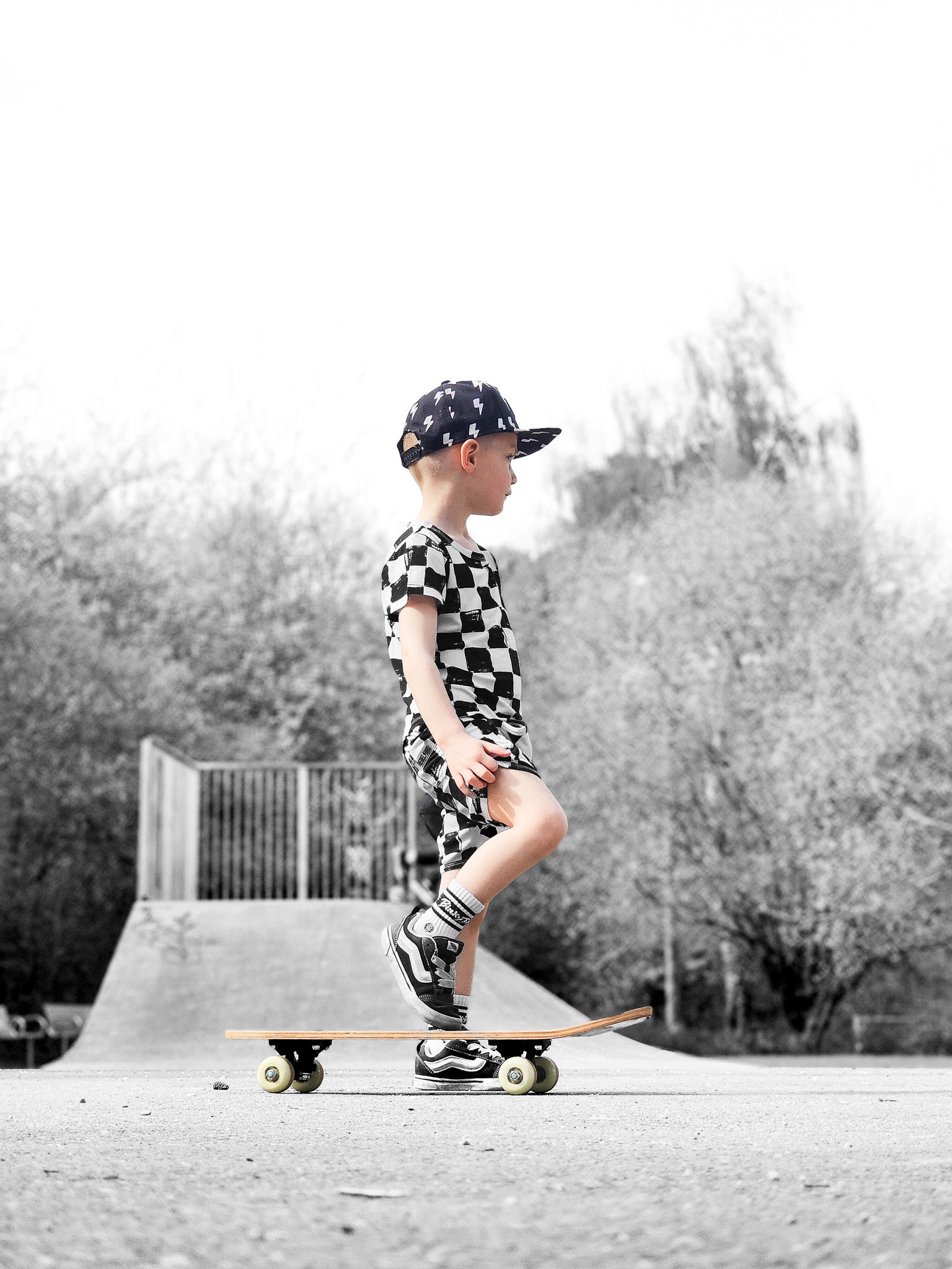 Biker Two Piece Set in Vintage Venice - Rebel Bro