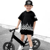 Short Sleeve Hoodie in Harley