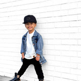 RB x LB The Core-Classic Midi Boot in Black / Taupe - Rebel Bro
