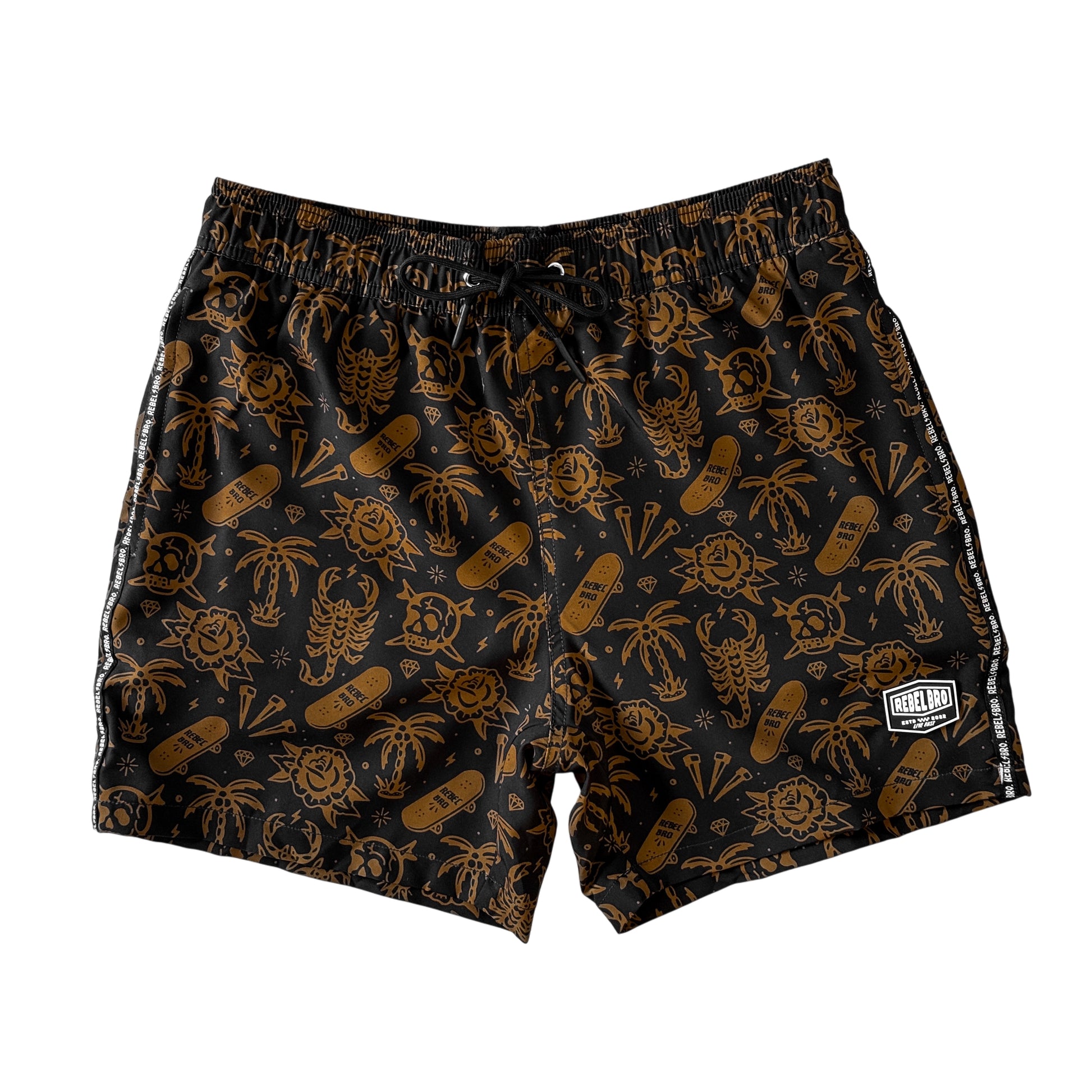 Men's Hybrid Swim Trunks in Rebels In Paradise [Sahara Edition]