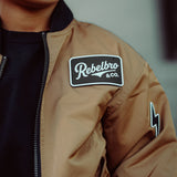 Bomber Jacket in Dark Khaki