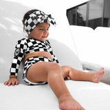 UPF50+ Cropped Two Piece Swimsuit in Venice