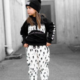 Relaxed Fit Hoodie in Rebel Bro x Live Fast Flames