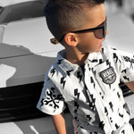 Pit Crew Romper in Bowie - Rebel Bro