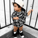 Bamboo Bubble Romper in Bad Boy [Midnight Edition]