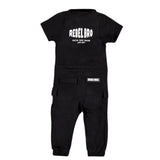 Pit Crew Romper in Black - Rebel Bro