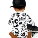 Bamboo Zippy Sleeper in Cool Kid