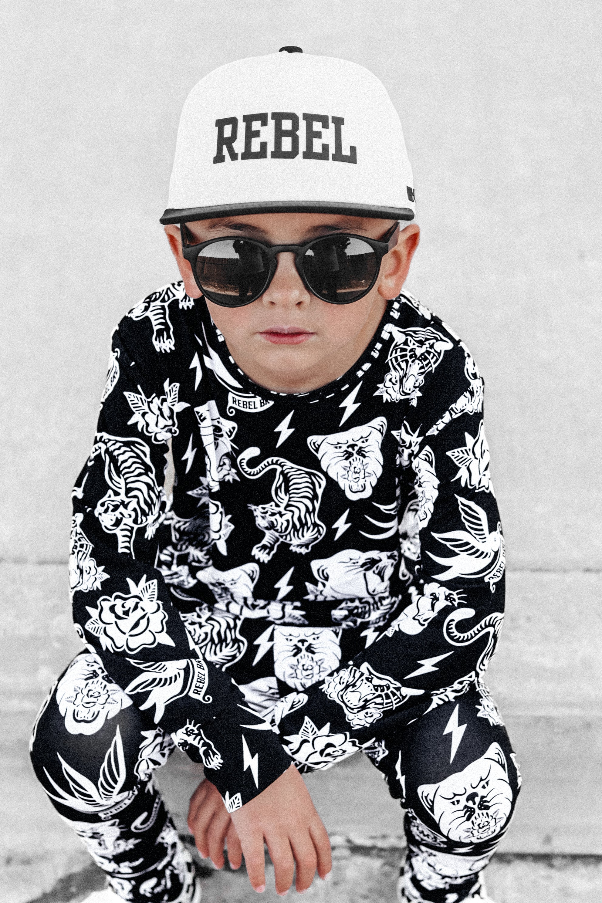 Bamboo Two Piece Set in Born to Be Wild - Rebel Bro