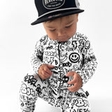 Bamboo Zippy Sleeper in Urban Drip