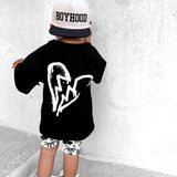 Bamboo Graphic Tee in Heartbreaker