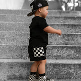 Everyday Cotton Shorts Set in Black