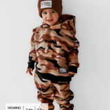 Fleece Hoodie + Sweatpants Set in Ranger