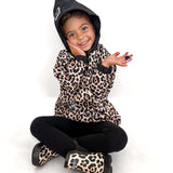 Pullover Windbreaker in Ava (Leopard)