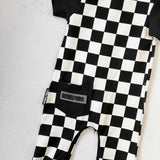 Hooded Rebel Short Sleeve Romper in Venice - Rebel Bro