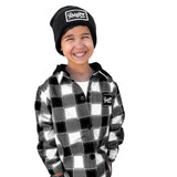 Hooded Flannel in Woodlands Haze