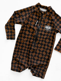 Image of UPF50+ Swim Romper in Mojave (WW X RB Exclusive Print)