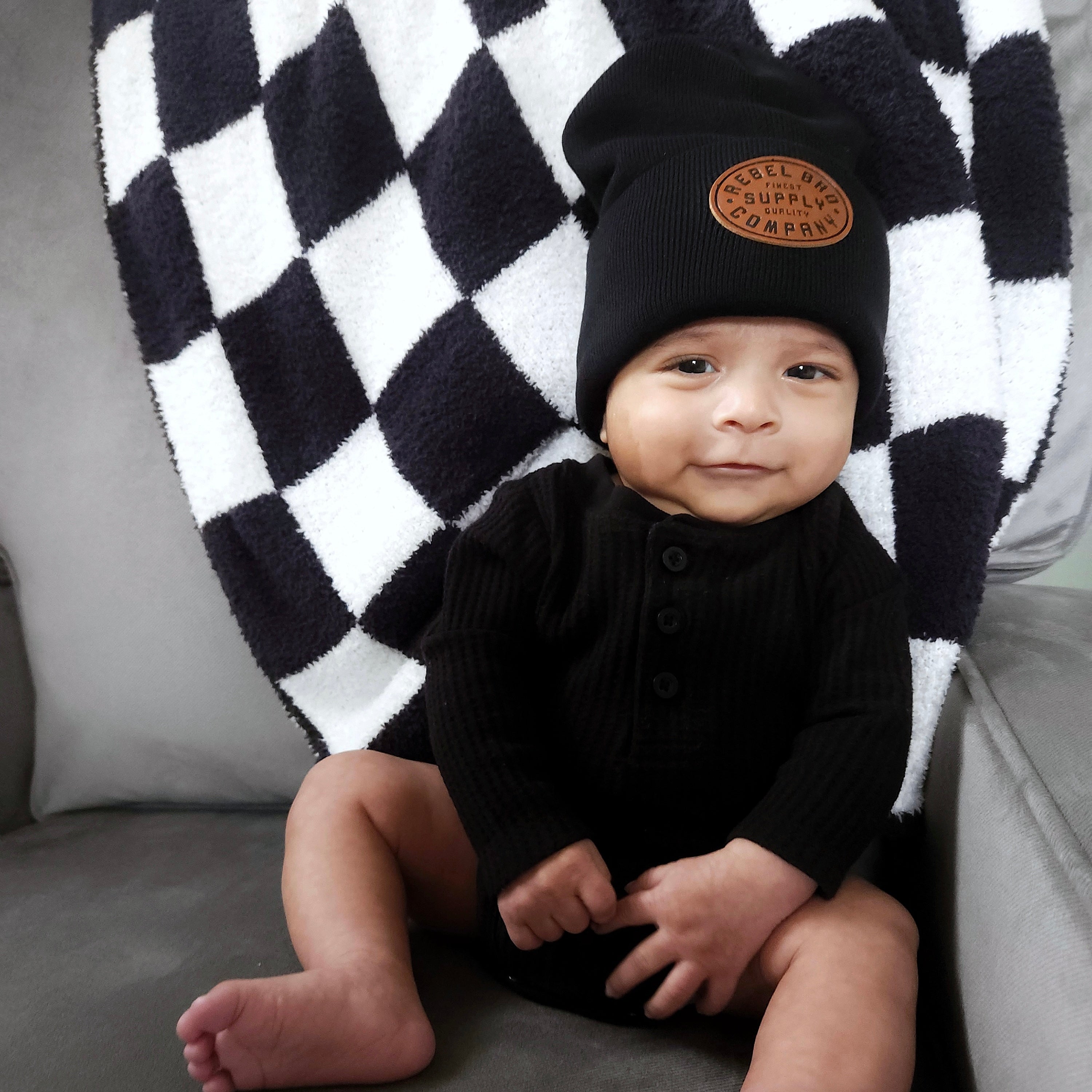 Ridge Beanie in Jett (FINAL SALE) - Rebel Bro