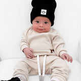 Organic Ribbed Set in Oat