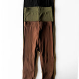 Ribbed Bamboo Leggings (3 Pack) - Woodlands Series