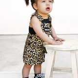 Overall Dress in Ava (Leopard)