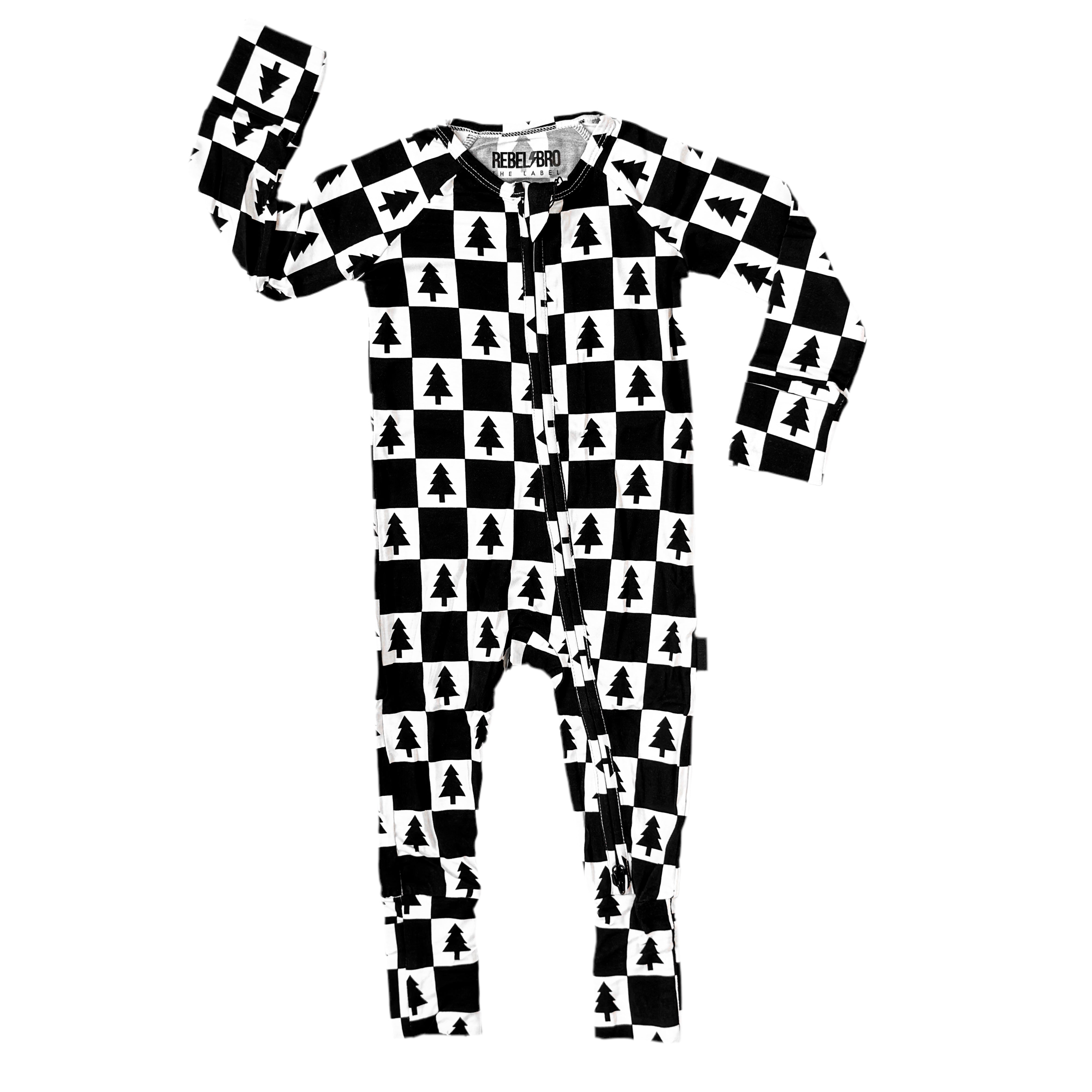 Rebel Without A Claus Bamboo Zippy Sleeper (Christmas Limited Edition) - FINAL SALE - Rebel Bro