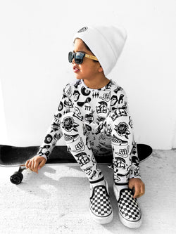 Image of Ridge Beanie in Snow (FINAL SALE)