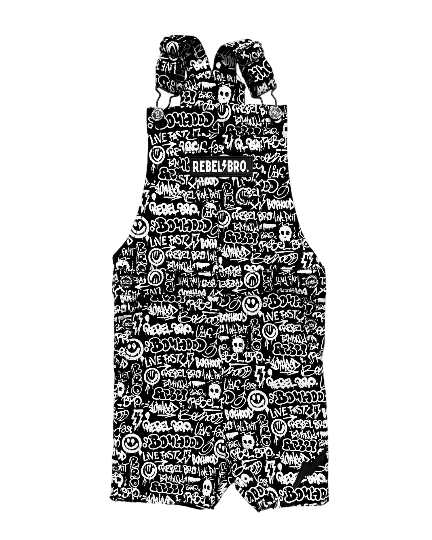 Cut Off Overalls in Urban Drip [Midnight Edition]