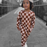 Organic Ribbed Set in Spiced Cider + Graham
