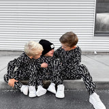 Organic Ribbed Set in Fuego