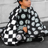 Organic Muslin Quilt in Mr. Brightside x Black + Cream Checkered